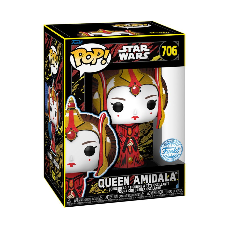 Star Wars: Phantom Menace 25th Anniversary - Queen Amidala US Exclusive Retro Pop! Vinyl [RS]