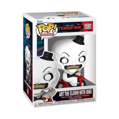 Terrifier - Art the Clown with bike Pop! Vinyl PREORDER