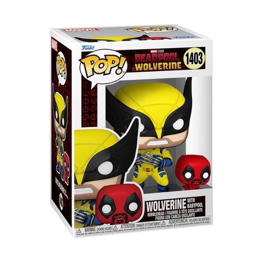 Deadpool & Wolverine - Wolverine with Babypool Pop! Vinyl