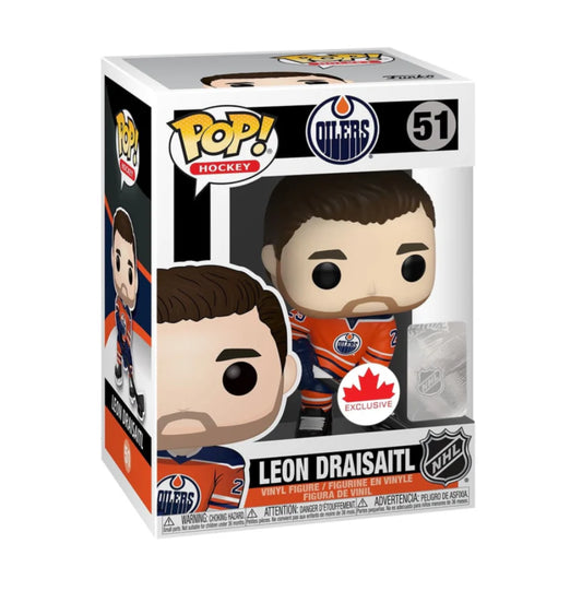 NHL: Oilers - Leon Draisaitl (Home) US Exclusive Pop! Vinyl [RS]