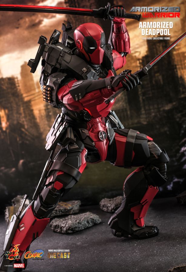 Marvel Comics - Armorized Deadpool 1:6 Scale Collectable Action Figure