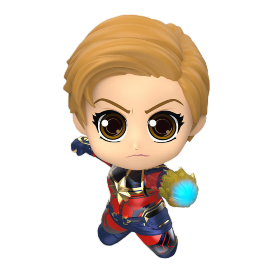 Avengers 4: Endgame - Captain Marvel Battling Cosbaby