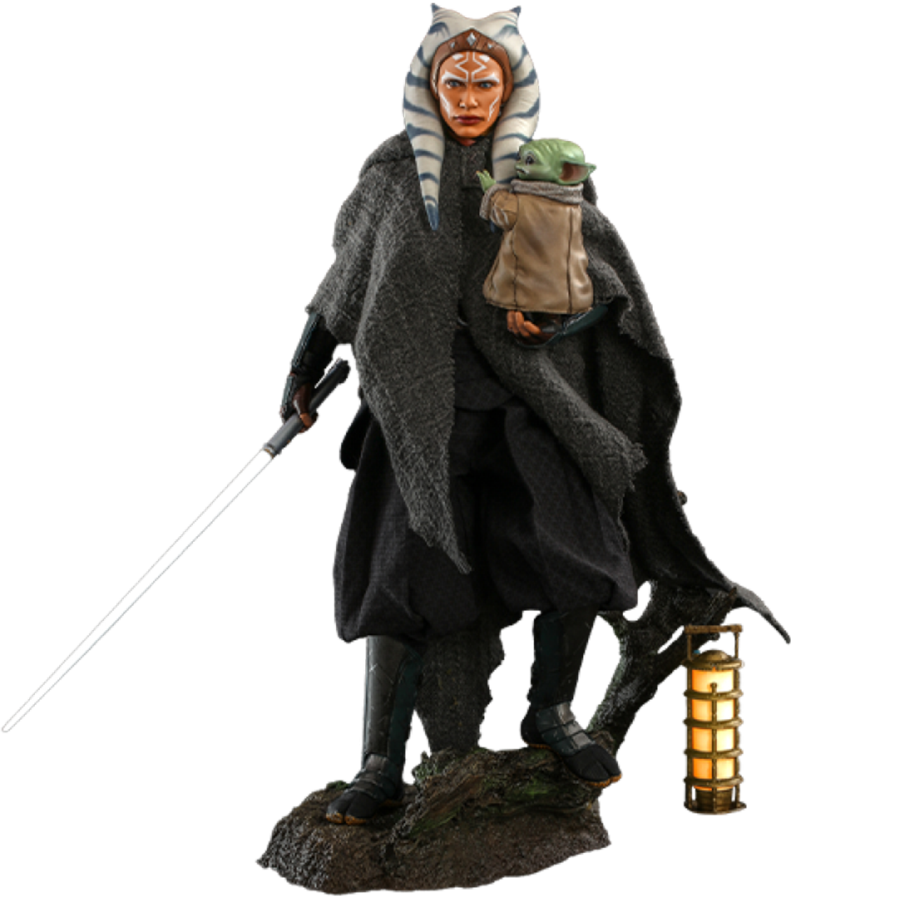 Star Wars: The Mandalorian - Ahsoka Tano and Grogu 1:6 Scale Collectable Action Figure Set