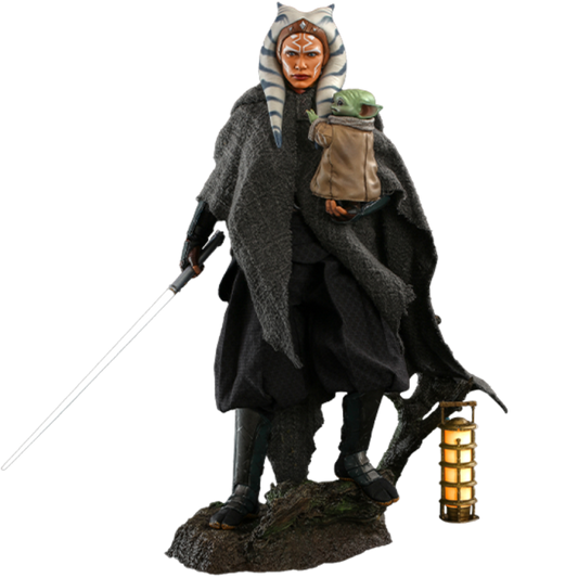 Star Wars: The Mandalorian - Ahsoka Tano and Grogu 1:6 Scale Collectable Action Figure Set