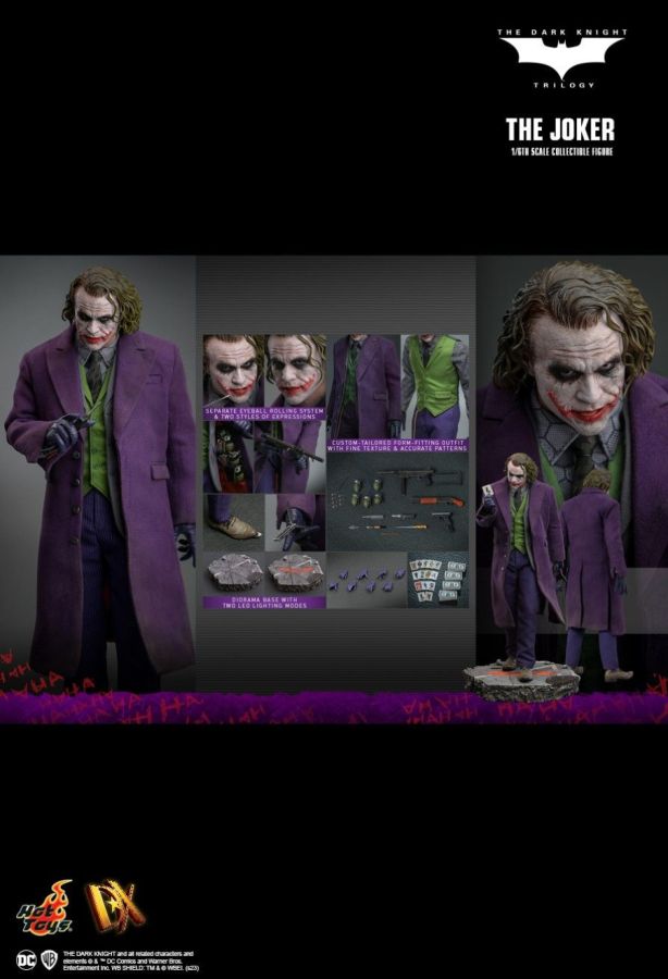 The Dark Knight Trilogy - Joker 1:6 Scale Collectable Action Figure PREORDER