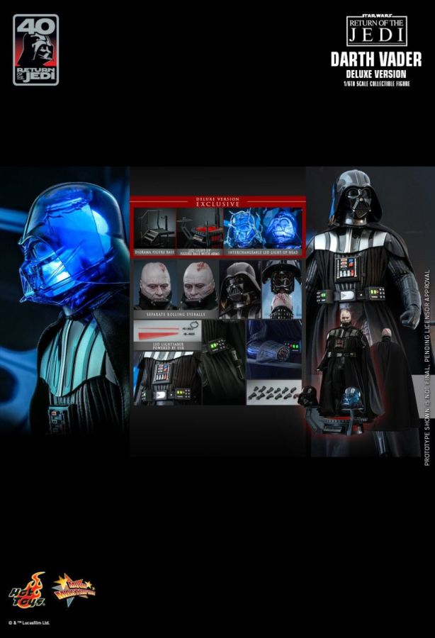 Star Wars: Return of the Jedi - Darth Vader Deluxe 1:6 Scale Collectable Action Figure