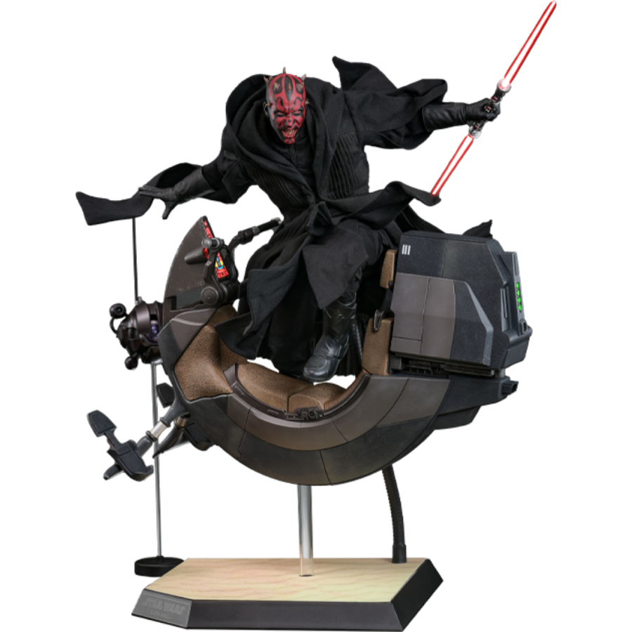 Star Wars Episode I: The Phantom Menace - Darth Maul with Sith Speeder 1:6 Scale Collectable Set PREORDER