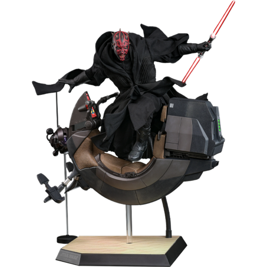 Star Wars Episode I: The Phantom Menace - Darth Maul with Sith Speeder 1:6 Scale Collectable Set PREORDER