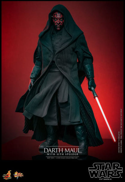 Star Wars Episode I: The Phantom Menace - Darth Maul with Sith Speeder 1:6 Scale Collectable Set PREORDER