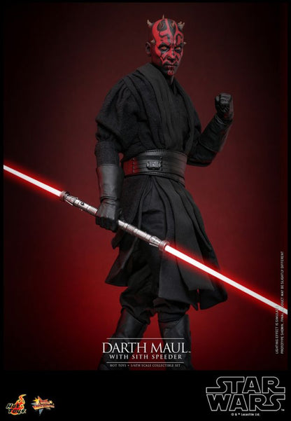 Star Wars Episode I: The Phantom Menace - Darth Maul with Sith Speeder 1:6 Scale Collectable Set PREORDER