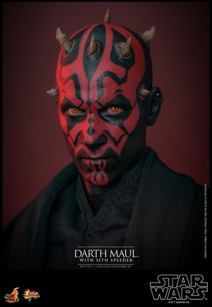 Star Wars Episode I: The Phantom Menace - Darth Maul with Sith Speeder 1:6 Scale Collectable Set PREORDER