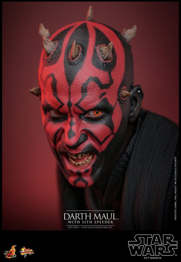 Star Wars Episode I: The Phantom Menace - Darth Maul with Sith Speeder 1:6 Scale Collectable Set PREORDER