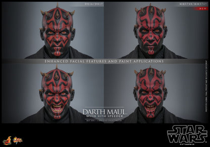 Star Wars Episode I: The Phantom Menace - Darth Maul with Sith Speeder 1:6 Scale Collectable Set PREORDER