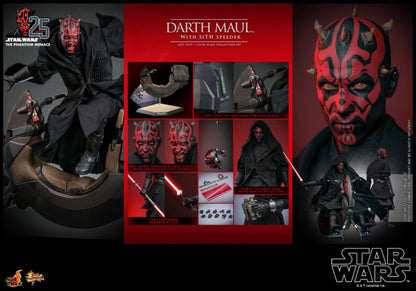 Star Wars Episode I: The Phantom Menace - Darth Maul with Sith Speeder 1:6 Scale Collectable Set PREORDER