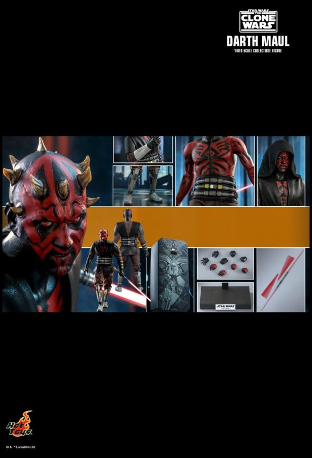 Star Wars: The Clone Wars - Darth Maul 1:6 Scale Collectable Action Figure