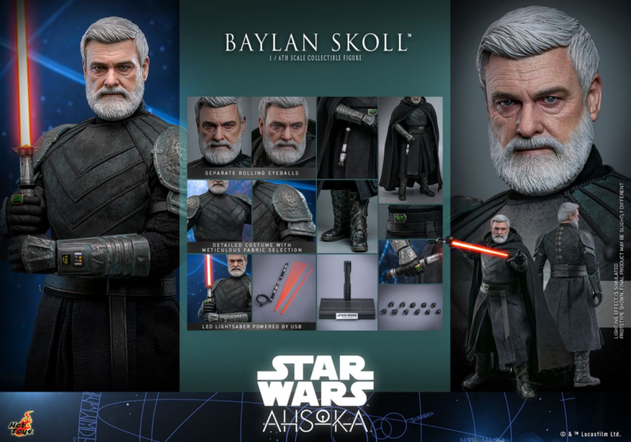 Star Wars: Ahsoka - Baylan Skoll 1:6 Scale Collectable Action Figure PREORDER