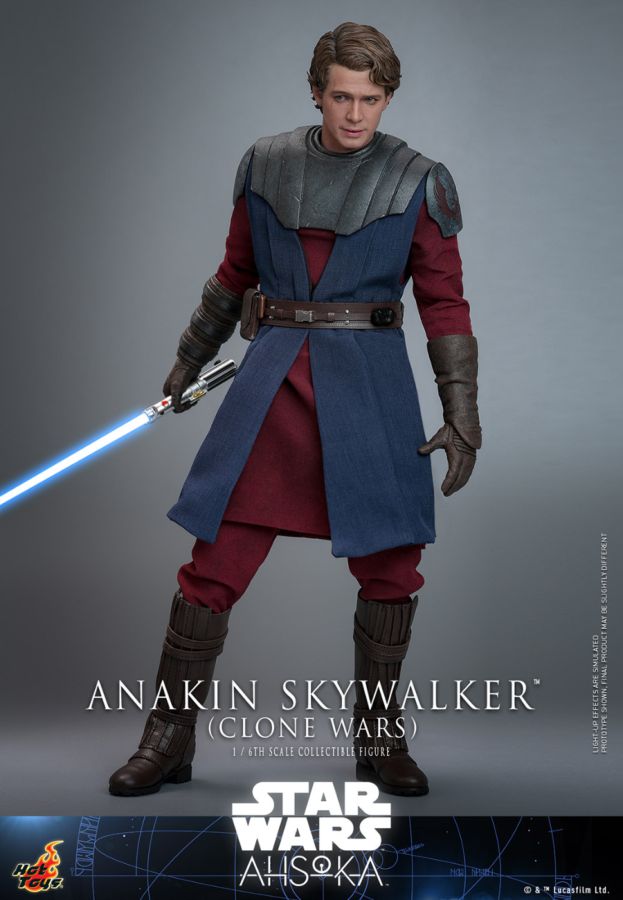 Star Wars: Ahsoka - Anakin Skywalker (Clone Wars) 1:6 Scale Collectable Action Figure PREORDER