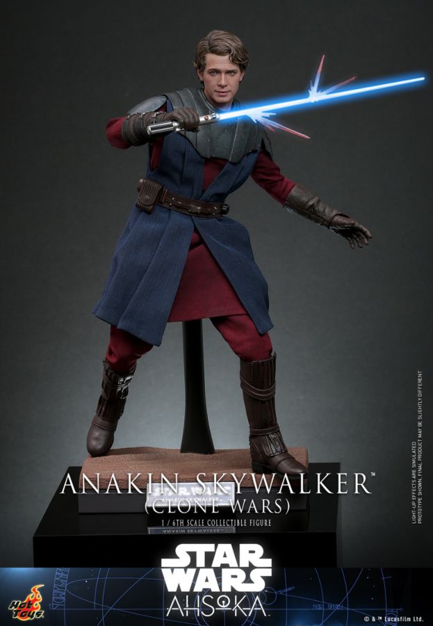 Star Wars: Ahsoka - Anakin Skywalker (Clone Wars) 1:6 Scale Collectable Action Figure PREORDER