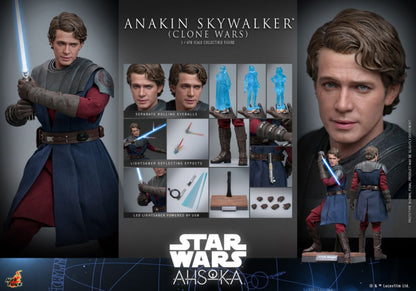 Star Wars: Ahsoka - Anakin Skywalker (Clone Wars) 1:6 Scale Collectable Action Figure PREORDER