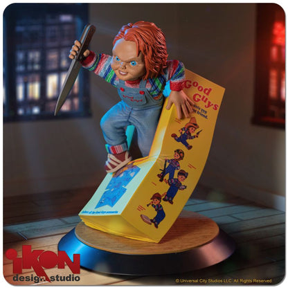 Child's Play - Chucky Breaking Free From Box PVC Statue