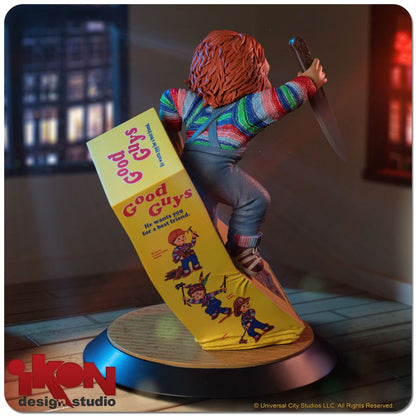 Child's Play - Chucky Breaking Free From Box PVC Statue