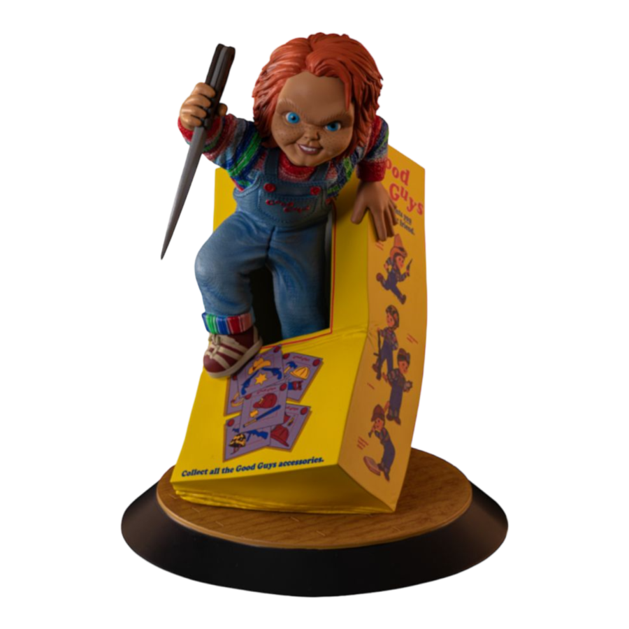 Child's Play - Chucky Breaking Free From Box PVC Statue