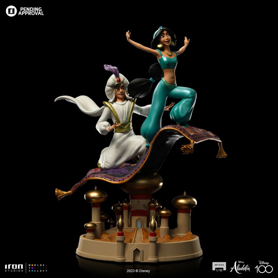 Disney - Aladdin & Jasmine 1:10 Statue PREORDER