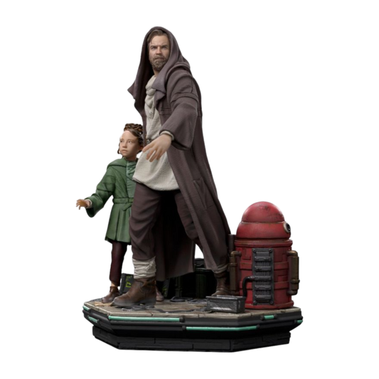 Star Was - Obi-Wan & Young Leia DLX 1:10 Statue