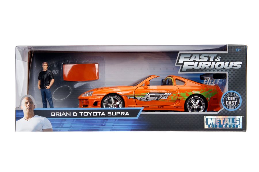 Fast and Furious - 1995 Toyota Supra 1:24 with Brian Hollywood Ride