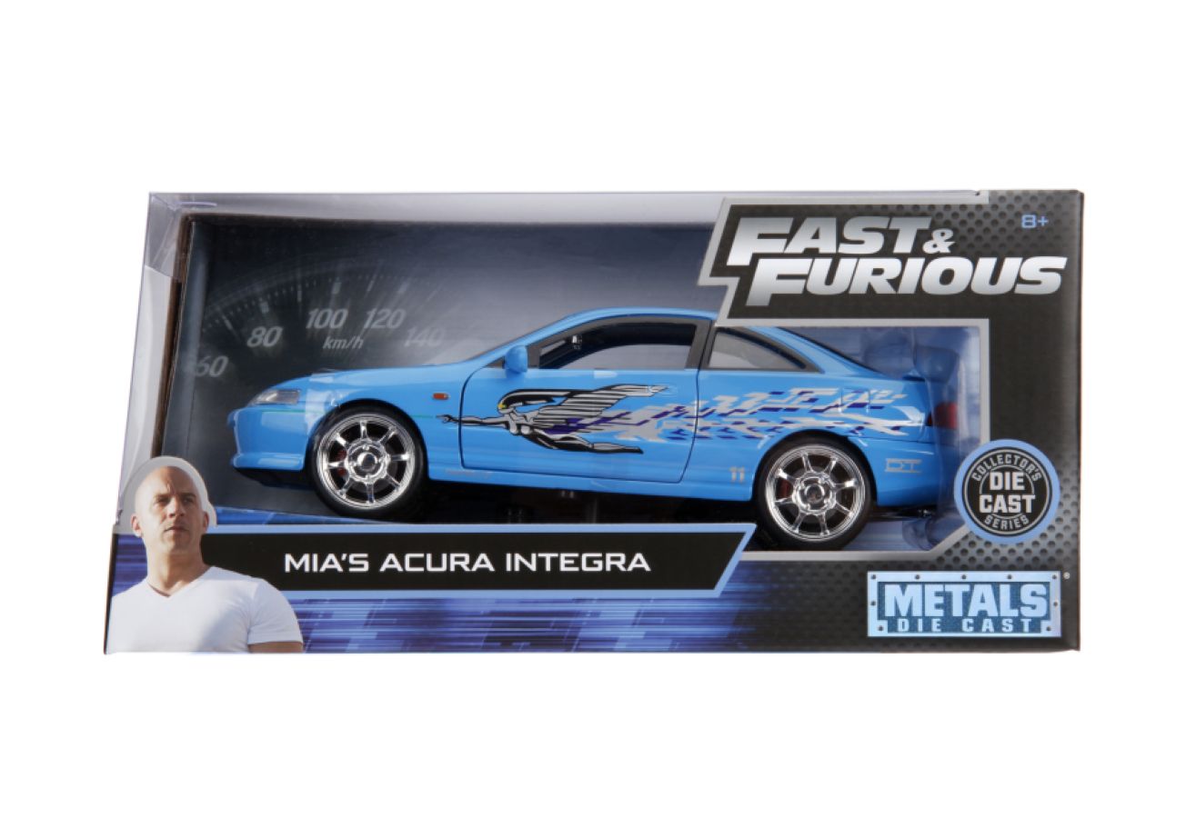 Fast and Furious 8 - Mia's Acura Integra Type R 1:24 Scale Hollywood Ride