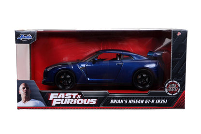 Fast and Furious - Brian's 2009 Nissan GT-R (R35) 1:24 Scale Hollywood Ride