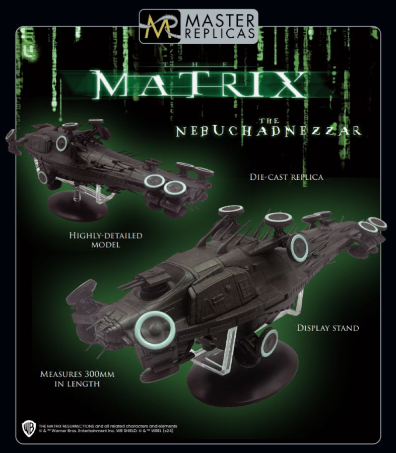 The Matrix - The Nebuchadnezzar Ship Diecast Replica PREORDER