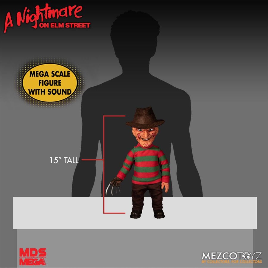 A Nightmare on Elm Street - Freddy Krueger Mezco Mega Scale Action Figure PREORDER