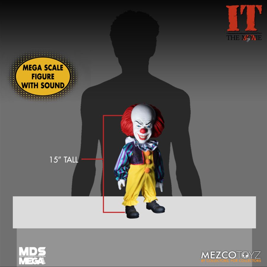 It (1990) - Pennywise 15" Mezco Talking Figure