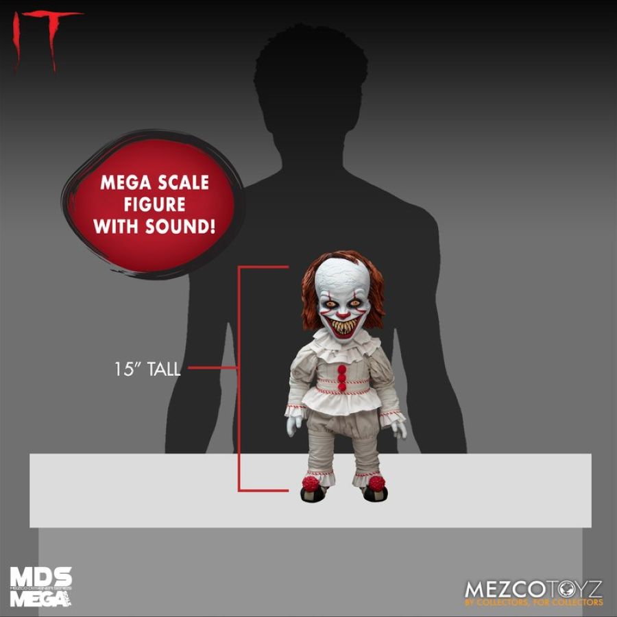 IT (2017) - Mezco Sinister Talking Pennywise 15" Figure