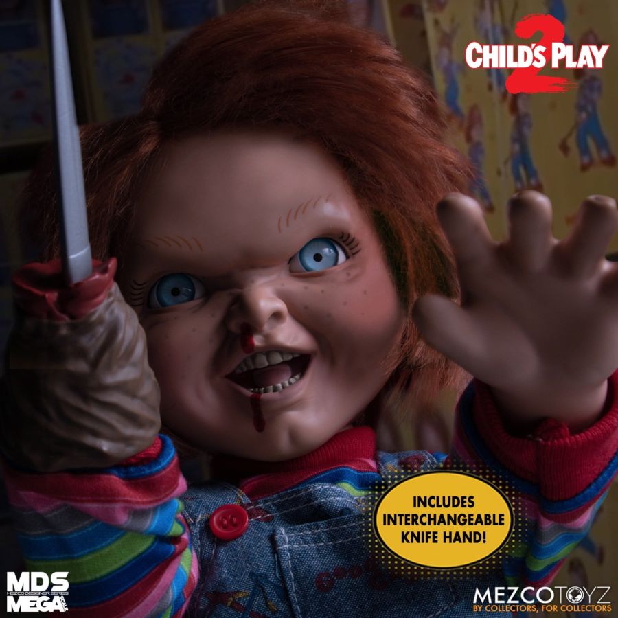 Child's Play 2 - Menacing Chucky 15" Mezco Mega Figure