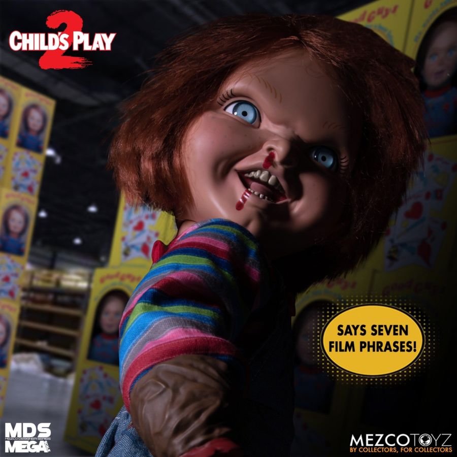 Child's Play 2 - Menacing Chucky 15" Mezco Mega Figure