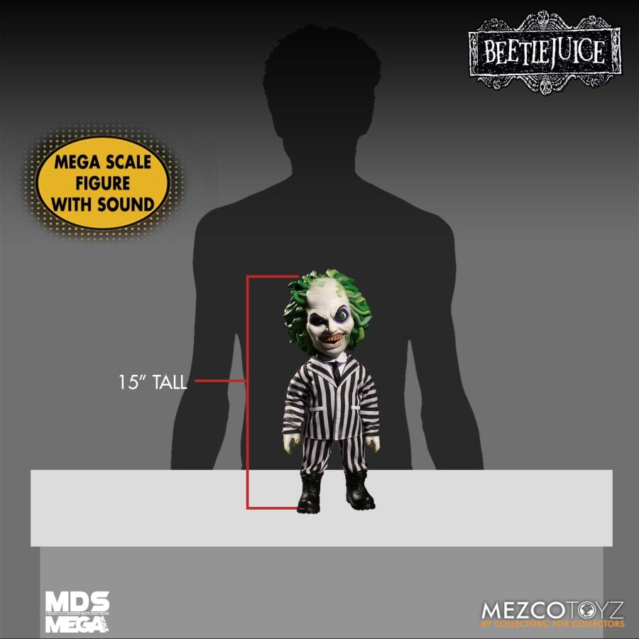 Beetlejuice - 15" Mezco Mega Scale Figure