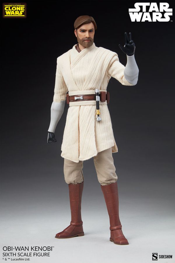 Star Wars: The Clone Wars - Obi-Wan Kenobi 1:6 Scale 12" Action Figure