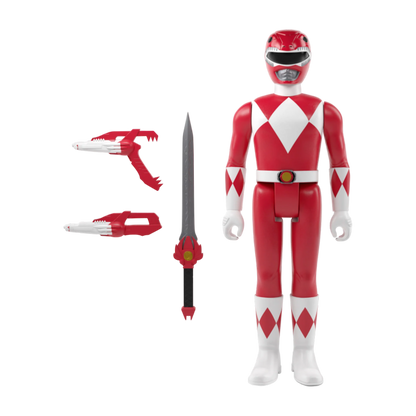 Power Rangers - Red Ranger ReAction 3.75" Action Figure