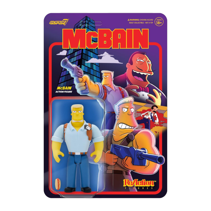 The Simpsons: McBain - McBain Reaction 3.75" Figure