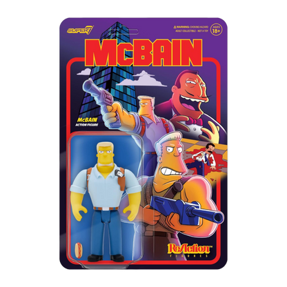 The Simpsons: McBain - McBain Reaction 3.75" Figure