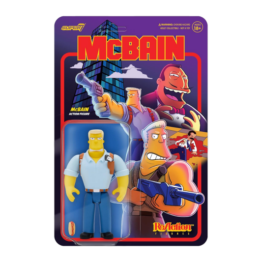 The Simpsons: McBain - McBain Reaction 3.75" Figure