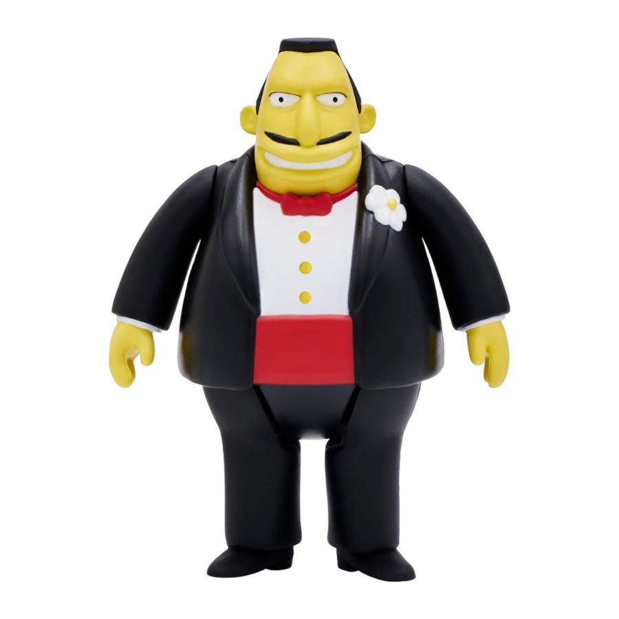 The Simpsons: McBain - Senator Mendozza Reaction 3.75" Figure