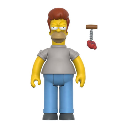 The Simpsons - Hell Toupee Homer (Tree House of Horror) Reaction 3.75" Figure