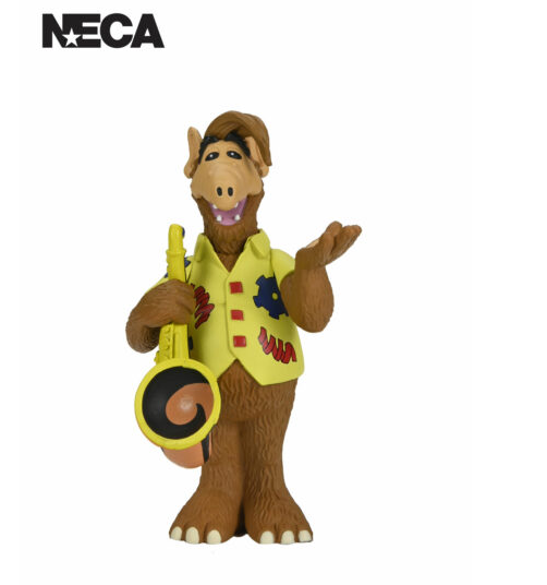 ALF TOONY CLASSIC WITH SAXOPHONE 6″ ACTION FIGURE, NECA