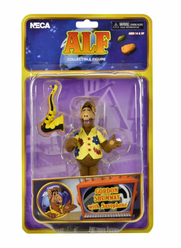 ALF TOONY CLASSIC WITH SAXOPHONE 6″ ACTION FIGURE, NECA