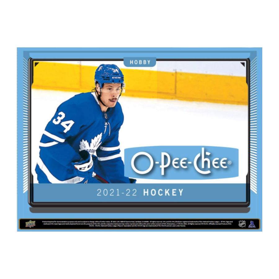 NHL - 2021/22 O-Pee-Chee Hockey - Hobby 18 Pack Box