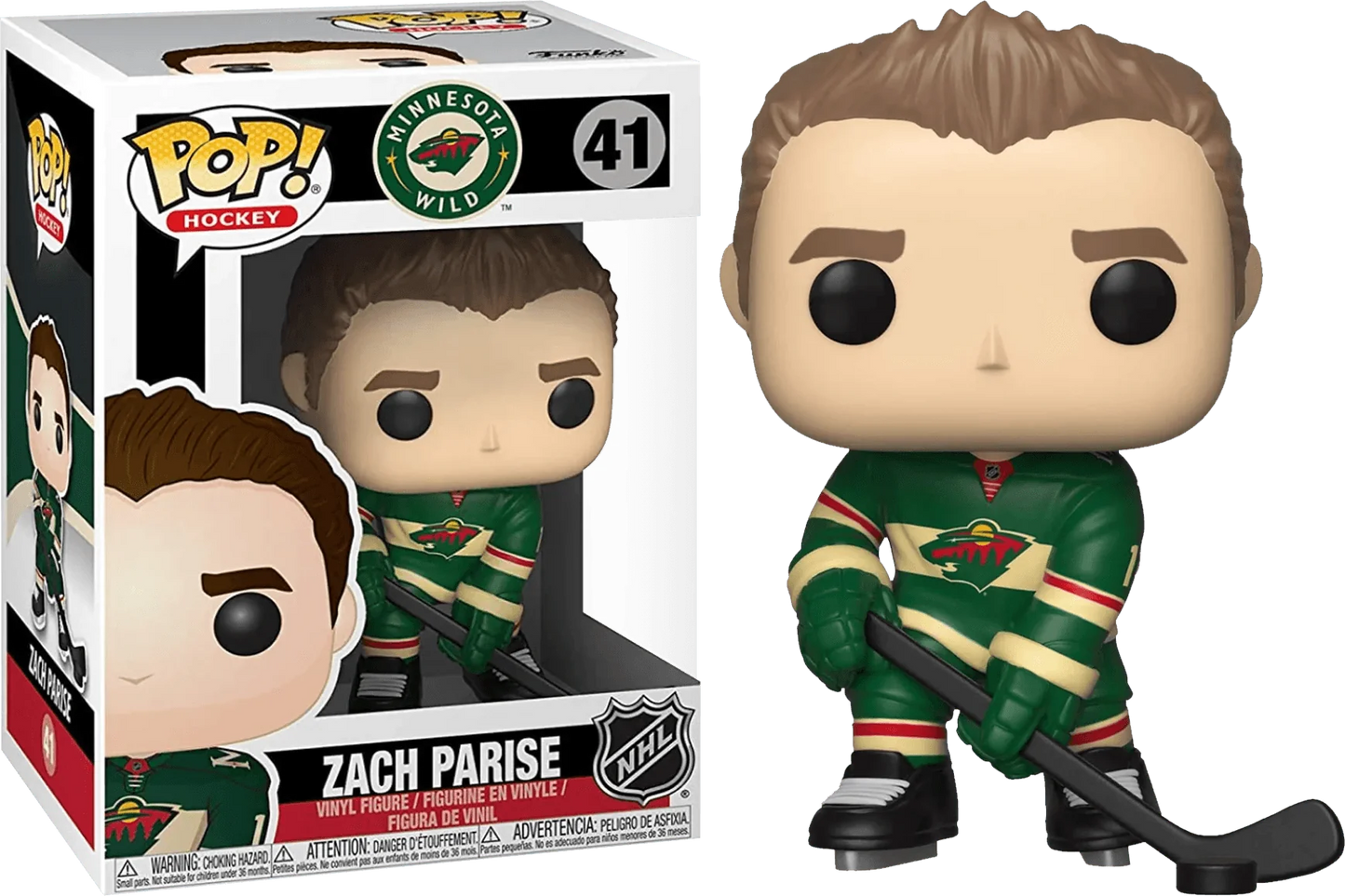 NHL: Wild - Zach Parise Pop! Vinyl