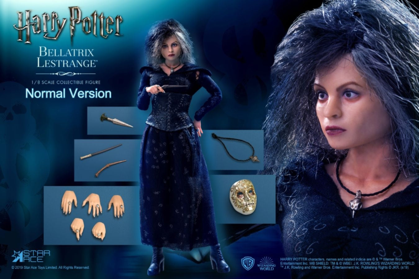 Harry Potter - Bellatrix Lestrange 1:8 Scale Action Figure